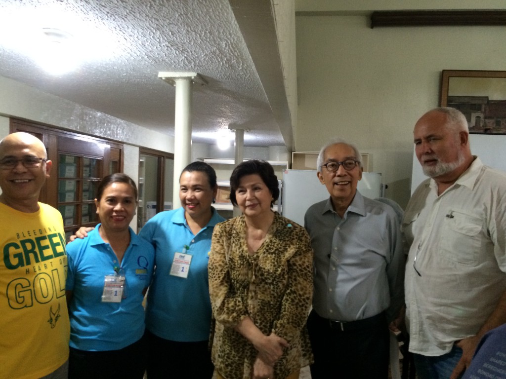 Augusto Villalón, May 31, 1945 - May 5. 2018 (seen here with former Gota VP Boots Anson-Roa and Gota partners at a meal packing event)